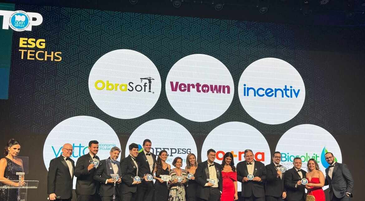 Incentiv recebe prêmio de Top 4 ESG Techs no Ranking 100 Open Startups Incentiv recebe prêmio de Top 4 ESG Techs no Ranking 100 Open Startups